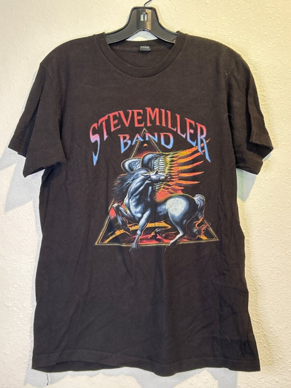 Steve Miller Band 2019 Tour Pegasus Men’s MEDIUM Graphic  T-Shirt dATES